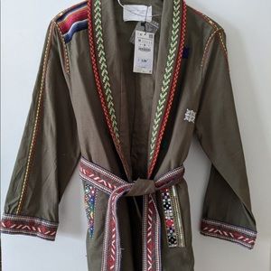 Zara boho chic jacket